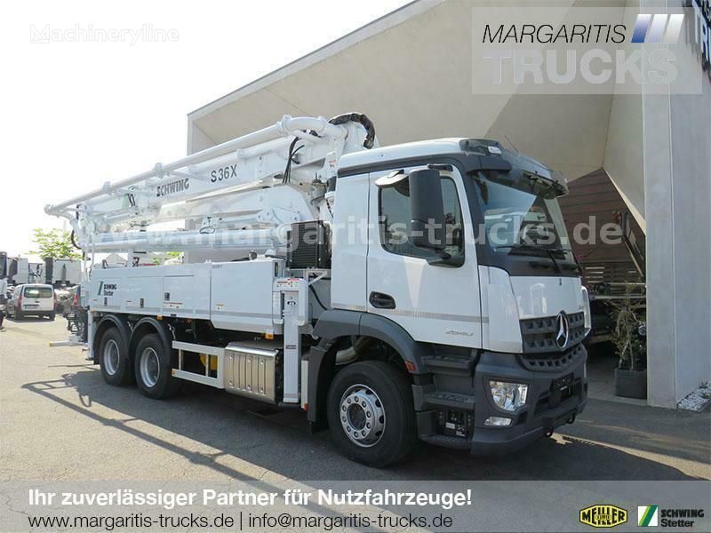 новый автобетононасос Schwing  S36X на шасси Mercedes-Benz Arocs 5  2740