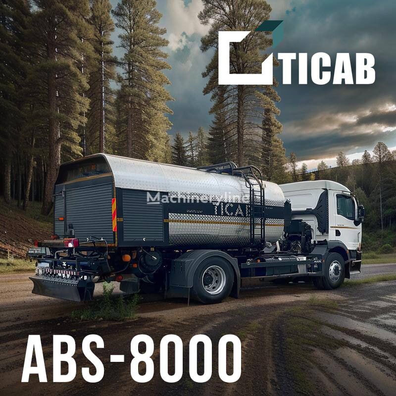 новый автогудронатор Ticab Bitumen Sprayer ABS-8000