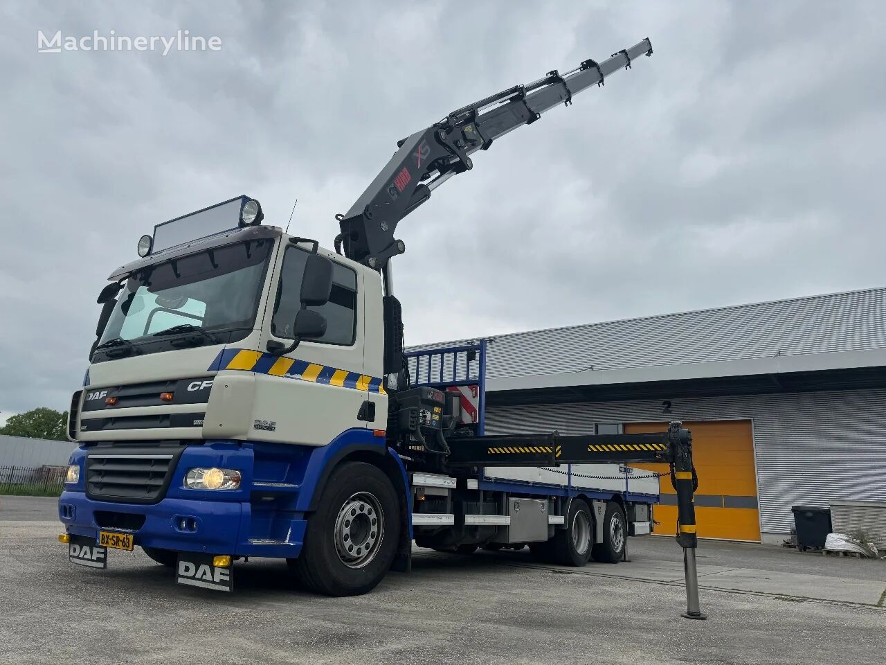 автокран DAF CF 85 Laadbak Kraan Hiab 377 EP-5