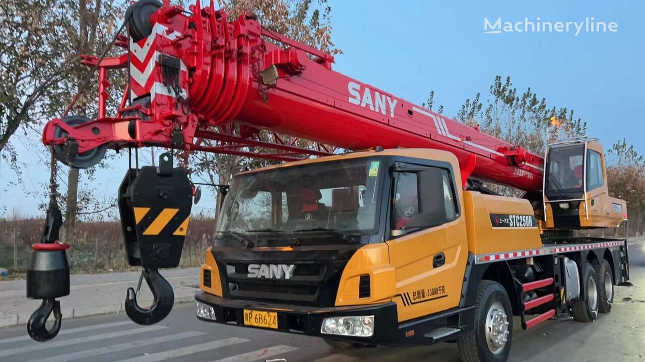 автокран Sany Sany STC250S 25 ton used mobile truck crane mobile crane