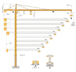 башенный кран BQ GHT7015-10